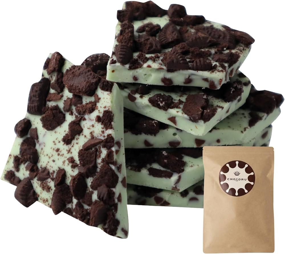 Amazon | CHOCORU クールなチョコミント 180g 割れチョコ ミント